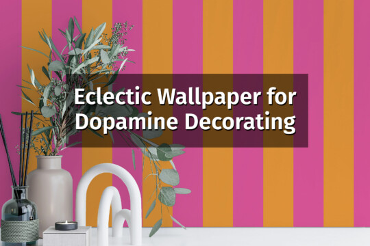 Eclectic wallpaper for dopamine decorating interior wall blog