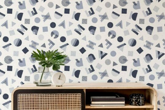 Abstract letters temporary wallpaper