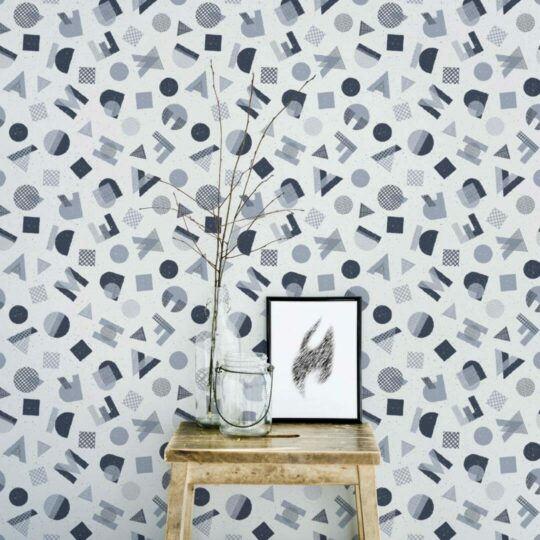 Abstract letters peel and stick wallpaper