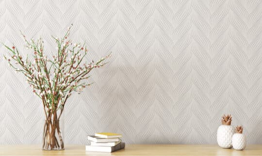 Gray braid wallpaper peel and stick