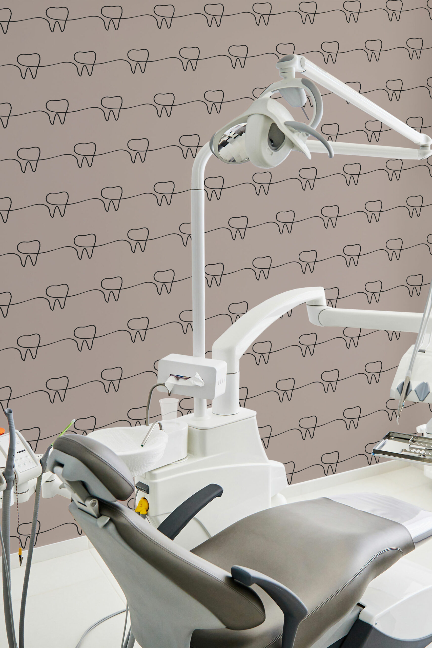 Dental peel and stick wallpaper for walls