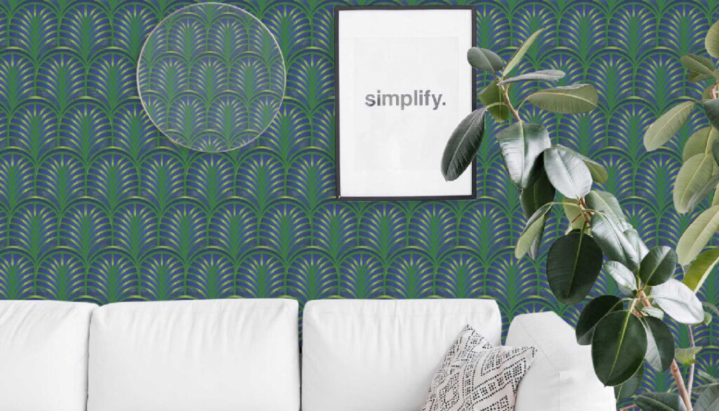 reducing waste with dropshipping custom peel and stick wallpaper