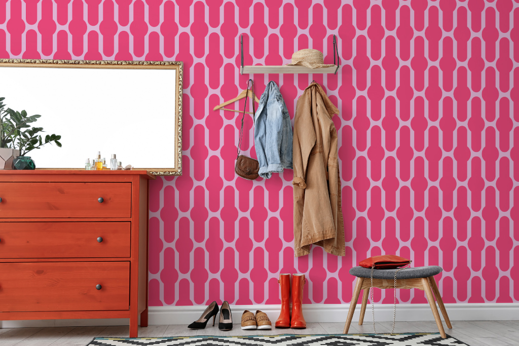 Doll inspired home wallpaper