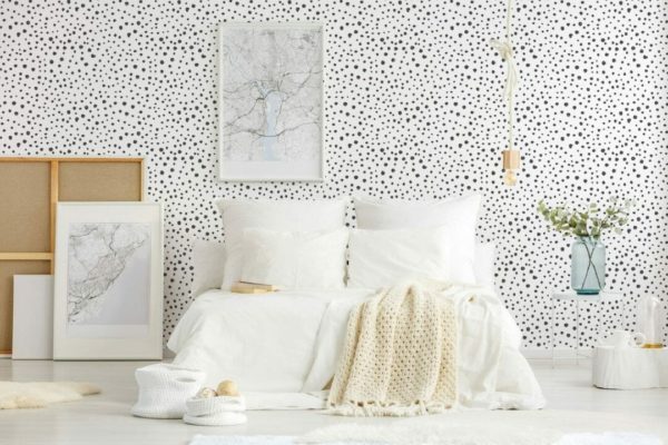 Dalmatian print temporary wallpaper
