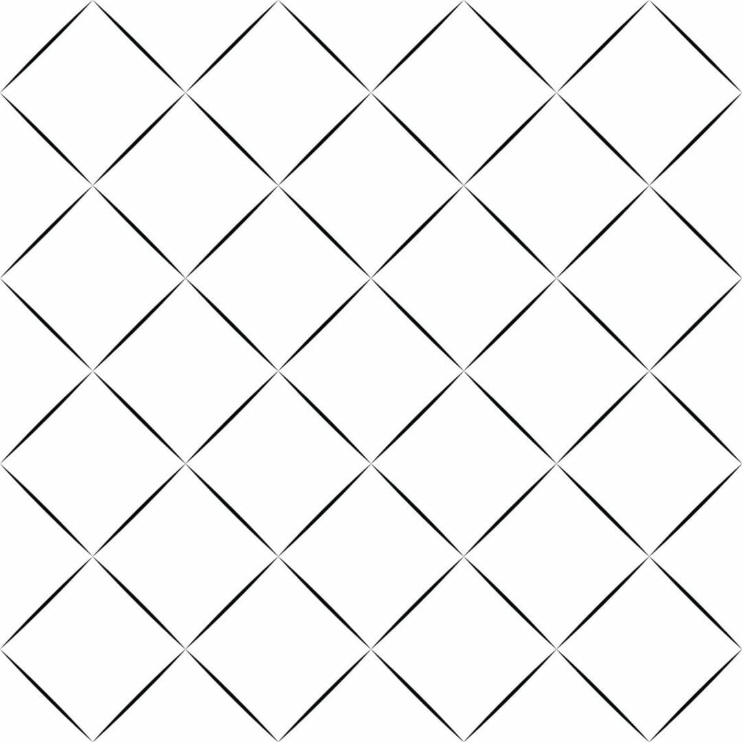 Geometric diamond pattern wallpaper - Peel and Stick or Non-Pasted