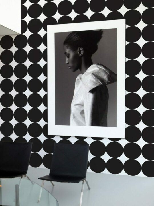 Large dots temporary wallpaper