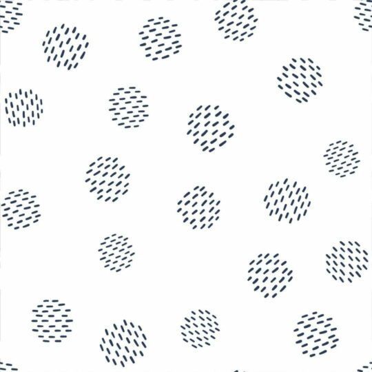 Dotted circles removable wallpaper