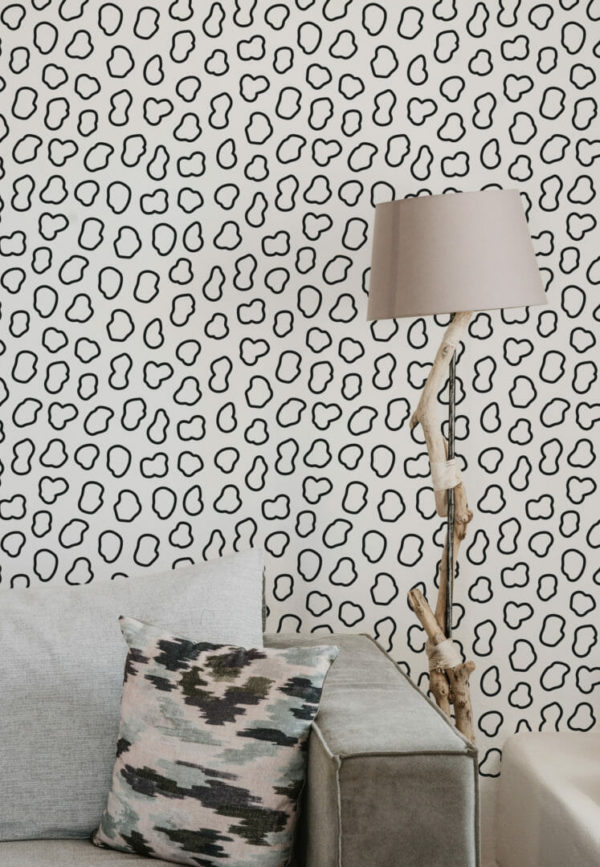Simple shapes wallpaper for walls