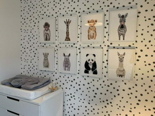 Dalmatian dot temporary wallpaper