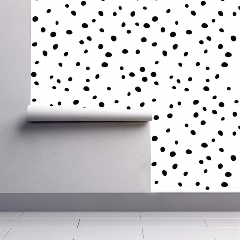 Dalmatian dot Wallpaper - Peel and Stick or Non-Pasted