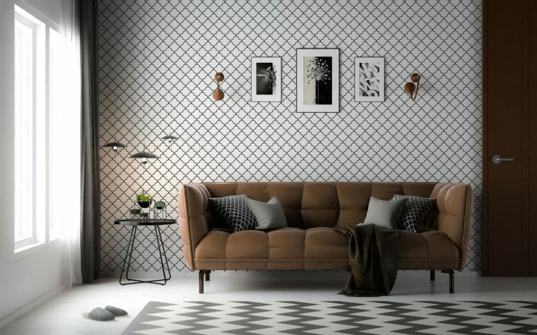 Moroccan lattice self adhesive wallpaper