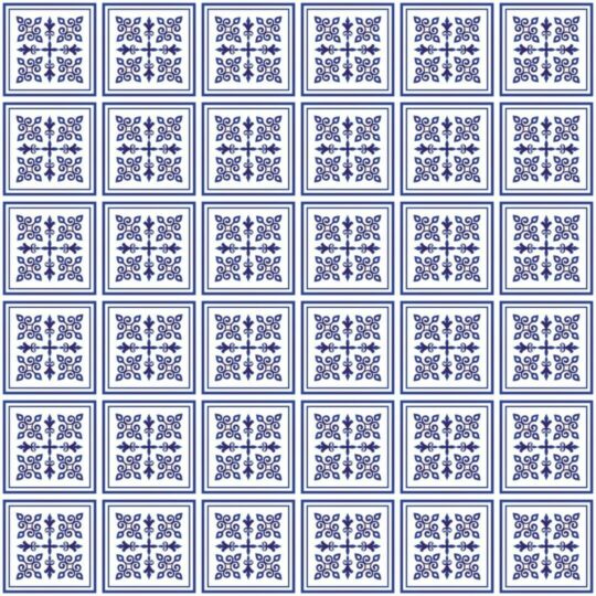 Tile effect removable wallpaper