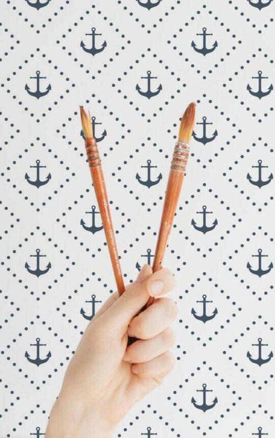 Anchor peel and stick wallpaper
