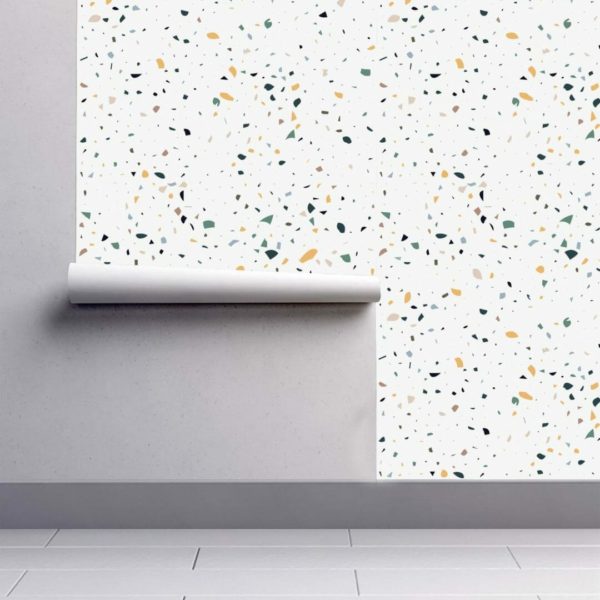 Terrazzo wallpaper peel and stick