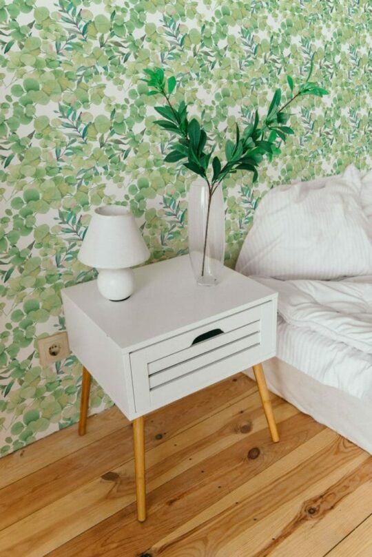 Eucalyptus leaves peel and stick wallpaper