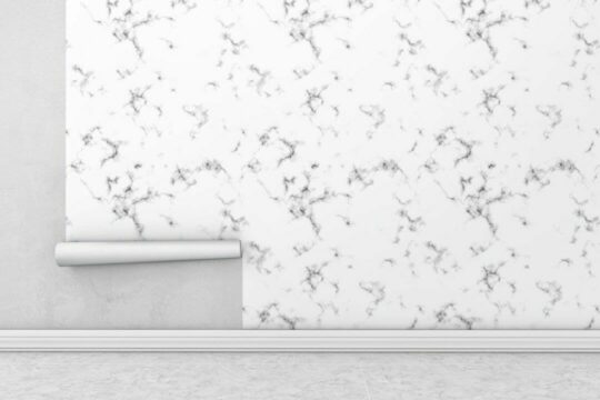 White marble wallpaper peel and stick