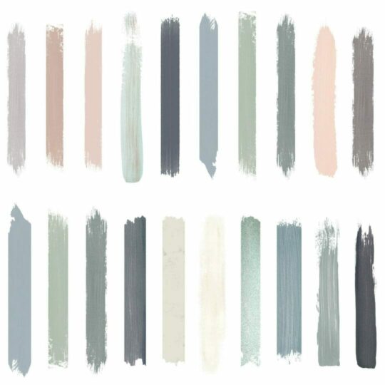 Pastel tones brush stroke peel and stick wallpaper