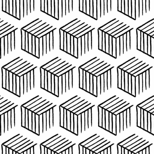 Cube removable wallpaper