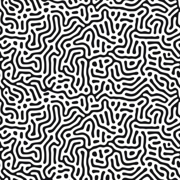 Peel and stick abstract maze wallpaper