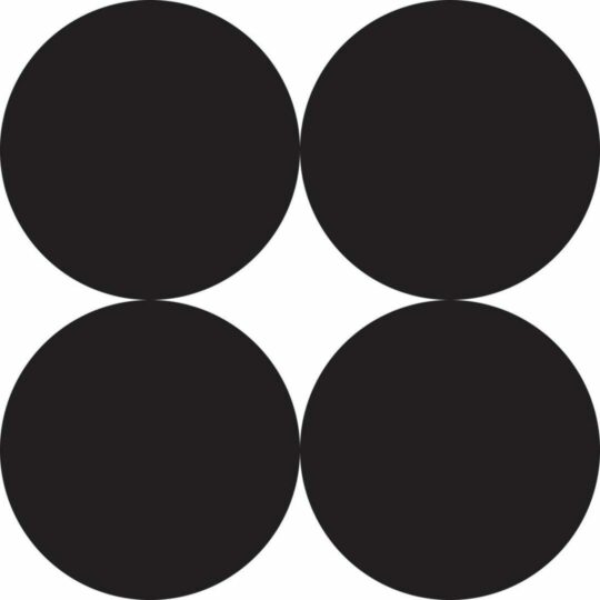 Large dots peel and stick wallpaper