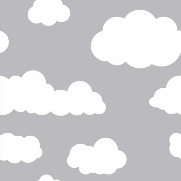 Clouds removable wallpaper
