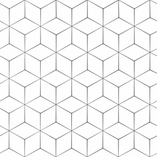 Geometric cube removable wallpaper