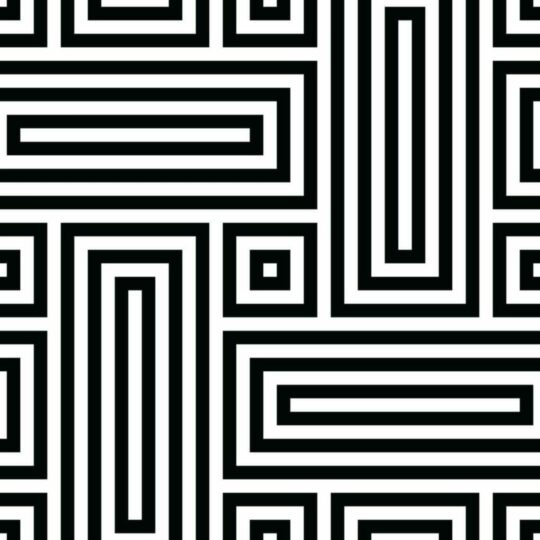 Black and white retro geometric self adhesive wallpaper