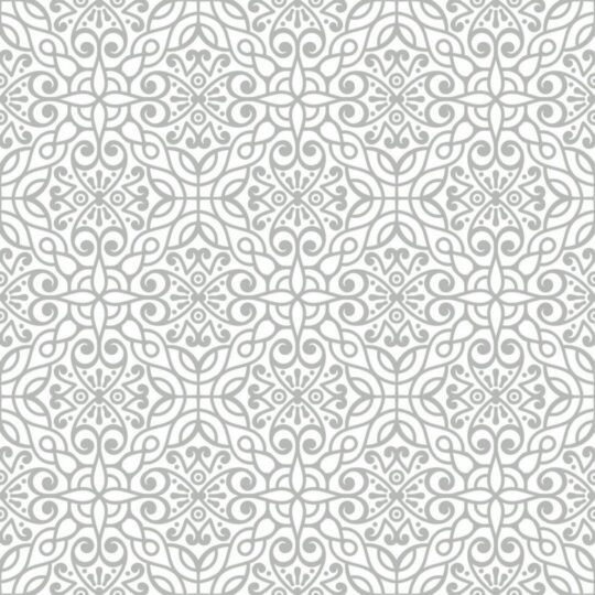 Geometric ornament removable wallpaper