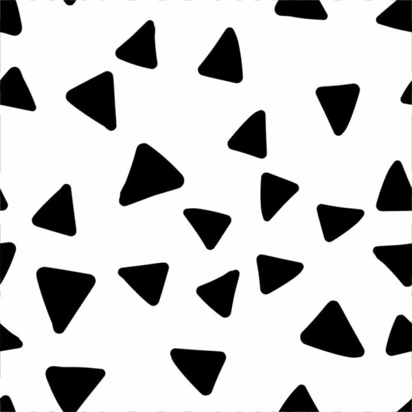 Peel and stick scattered triangles wallpaper