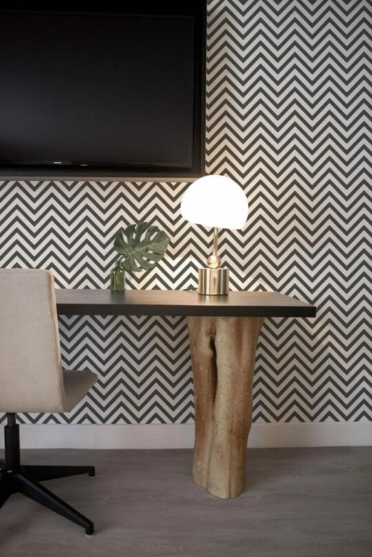 Chevron peel stick wallpaper