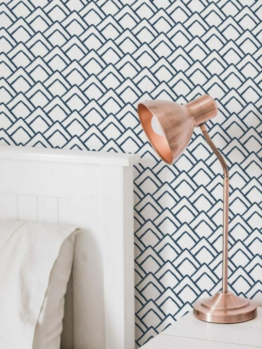 Triangle design peel and stick removable wallpaper