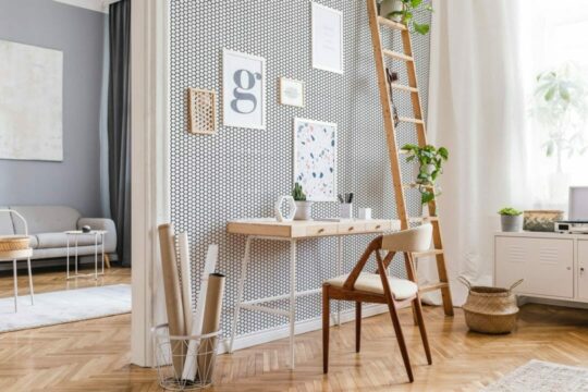 Black and white honeycomb peel and stick removable wallpaper