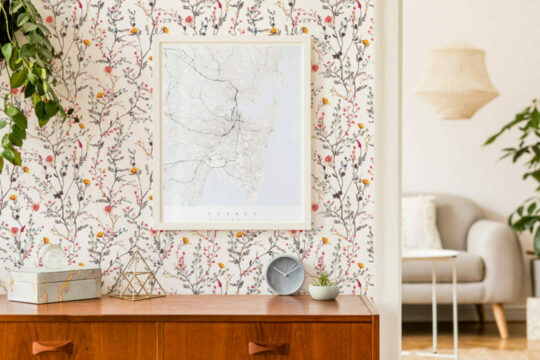 Wildflower self adhesive wallpaper