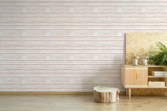 Faux wood self adhesive wallpaper