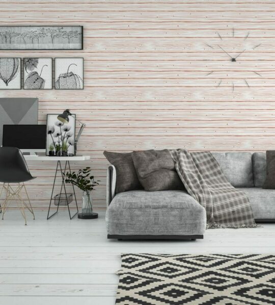 Faux wood temporary wallpaper