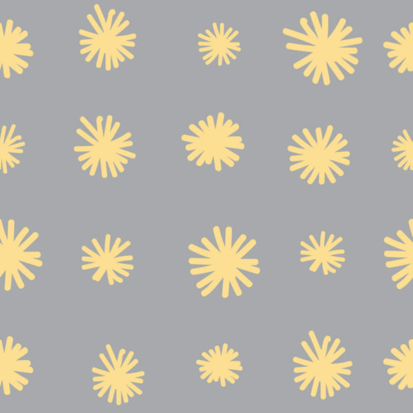 yellow and gray star adhesive wallpaper