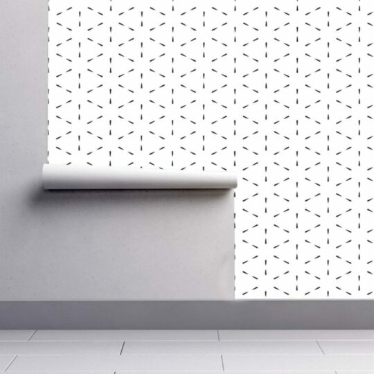 Geometric design wallpaper for walls