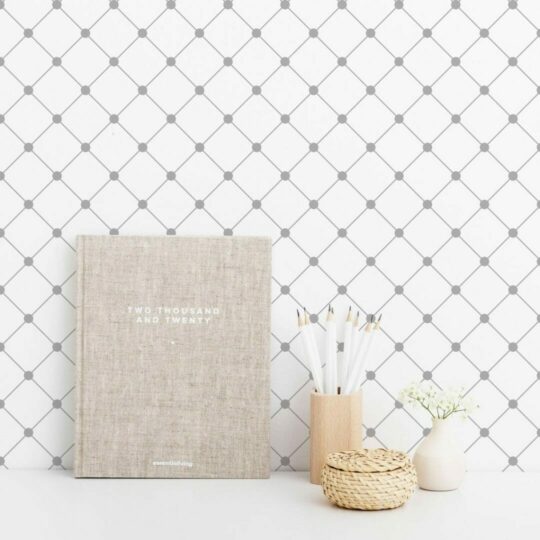 Simple geometric self adhesive wallpaper
