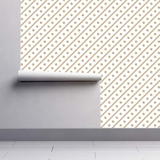 Diagonal lines and dots sticky wallpaper