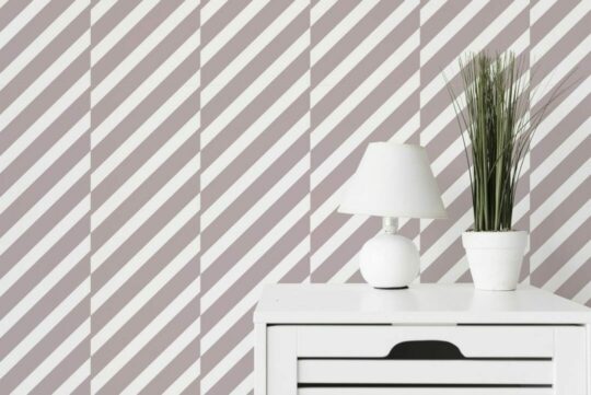 Pink diagonal broken lines peel and stick removable wallpaper