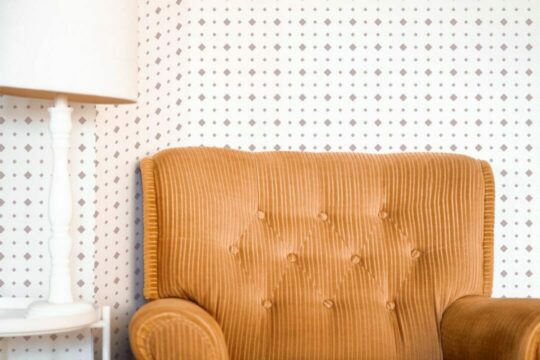 Geometric pattern peel and stick wallpaper
