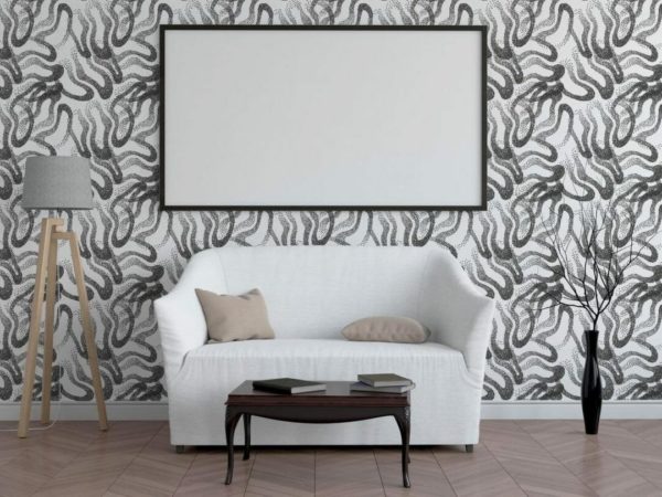 Modern abstract temporary wallpaper