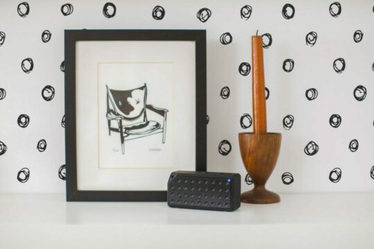 Hand drawn polka dot wallpaper for walls