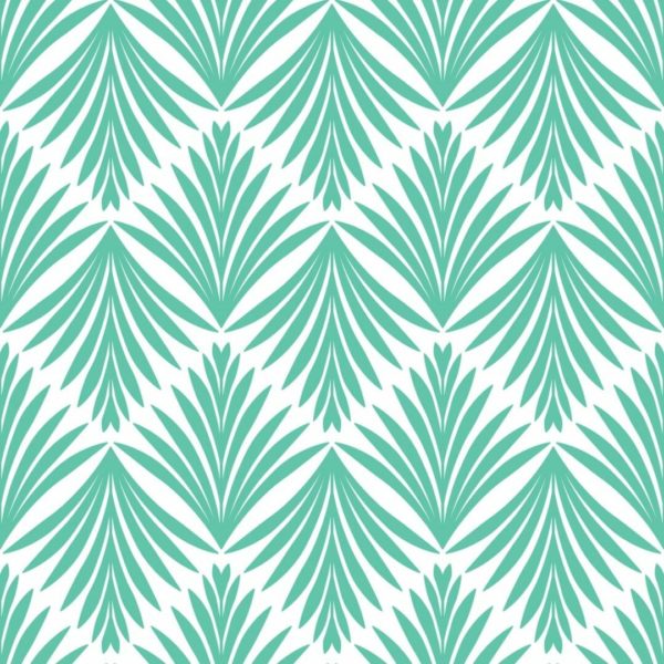 Green and white wallpaper
