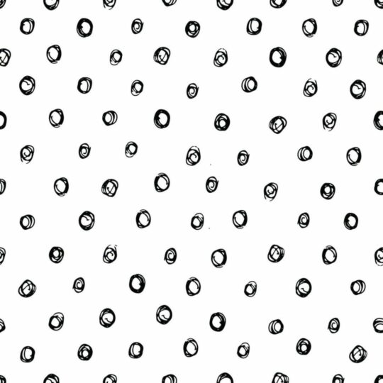 Hand drawn polka dot removable wallpaper