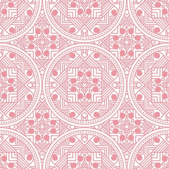 Pink geometric removable wallpaper