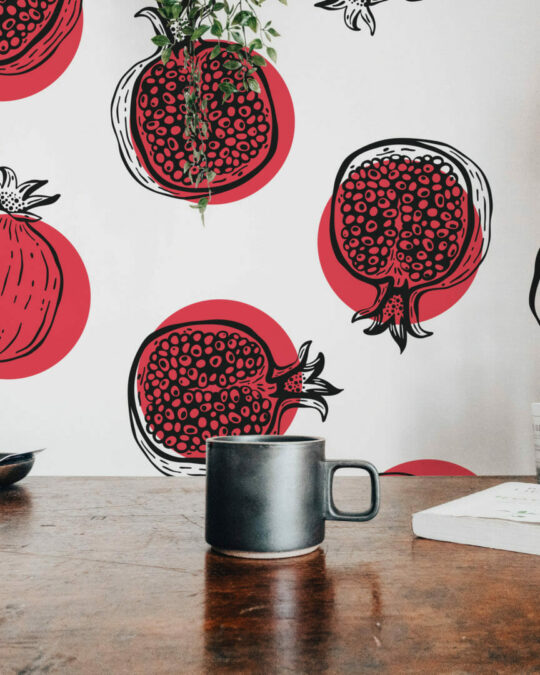 Pomegranate wallpaper for walls