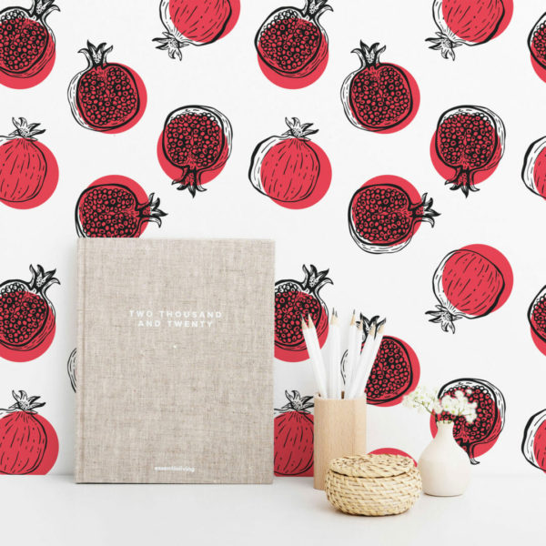 Pomegranate temporary wallpaper