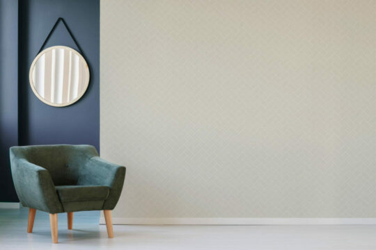 Beige herringbone tile self adhesive wallpaper