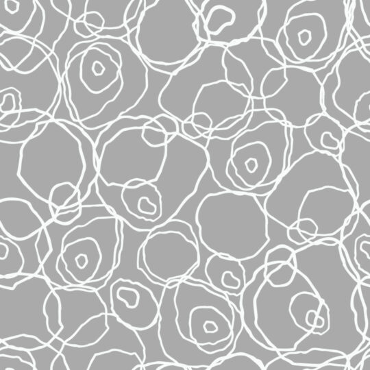Gray and white abstract circle removable wallpaper